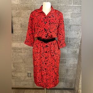 Vintage 80s Pellini Petites Dress by Von Bramlett – Retro Day Chic! Size 10P